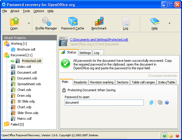 office password recovery free